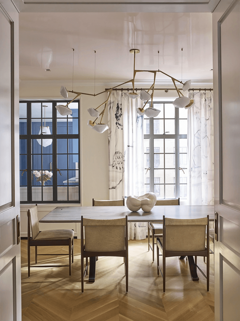 MYRIAD LONG CHANDELIER 12 par Gabriel Scott