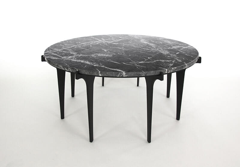 PRONG ROUND COFFEE TABLE par Gabriel Scott