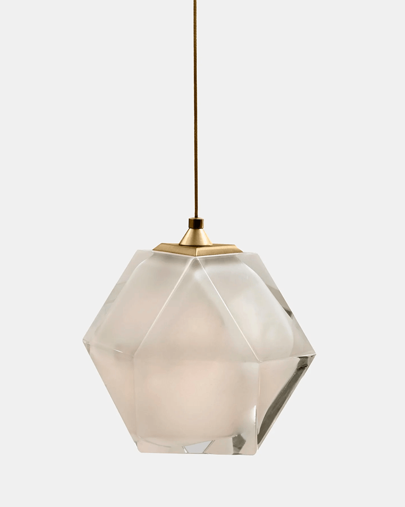 WELLES DOUBLE BLOWN GLASS PENDANT par Gabriel Scott