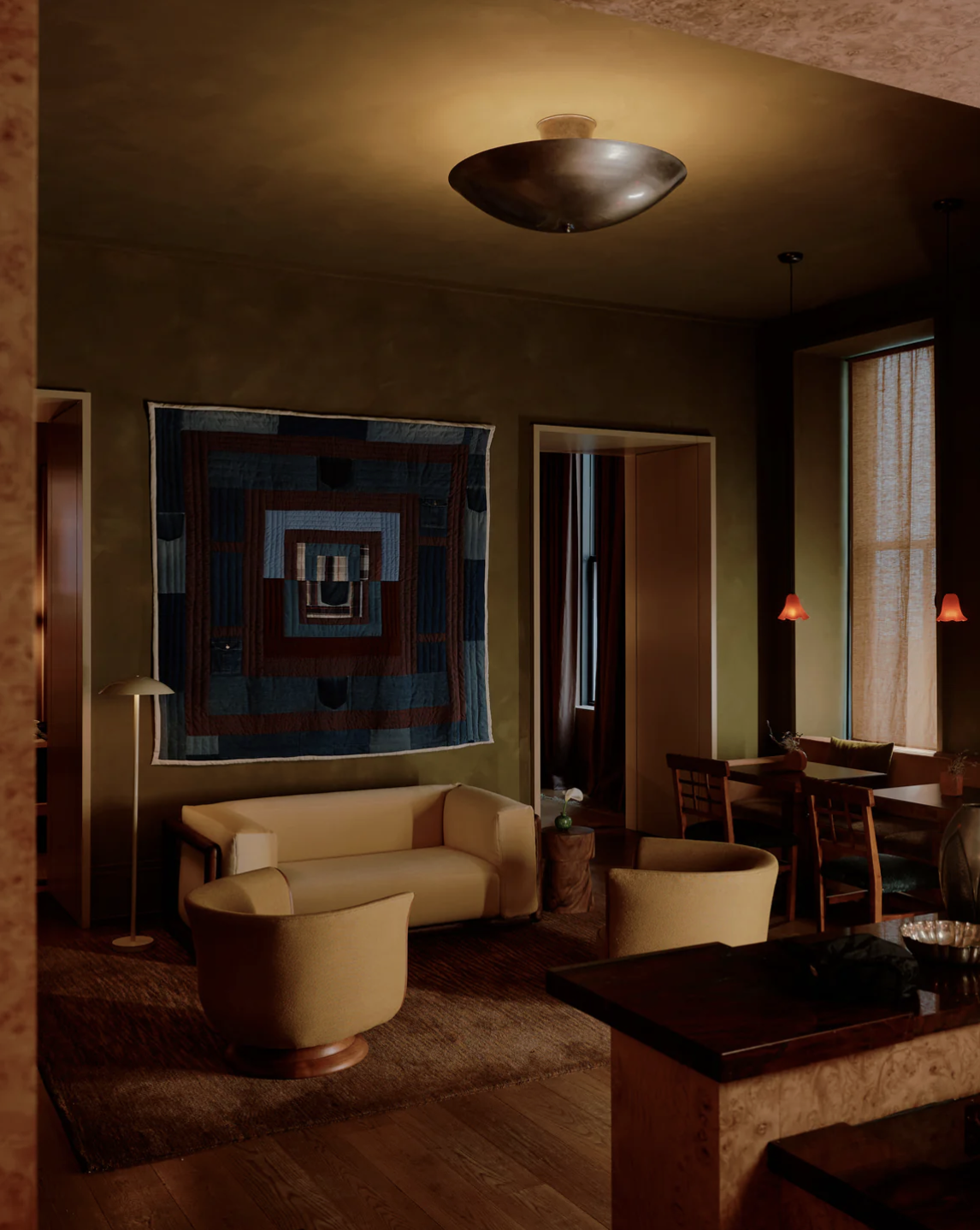 ARUNDEL FLUSH MOUNT MOD. 36 - BRASS par IN COMMON WITH