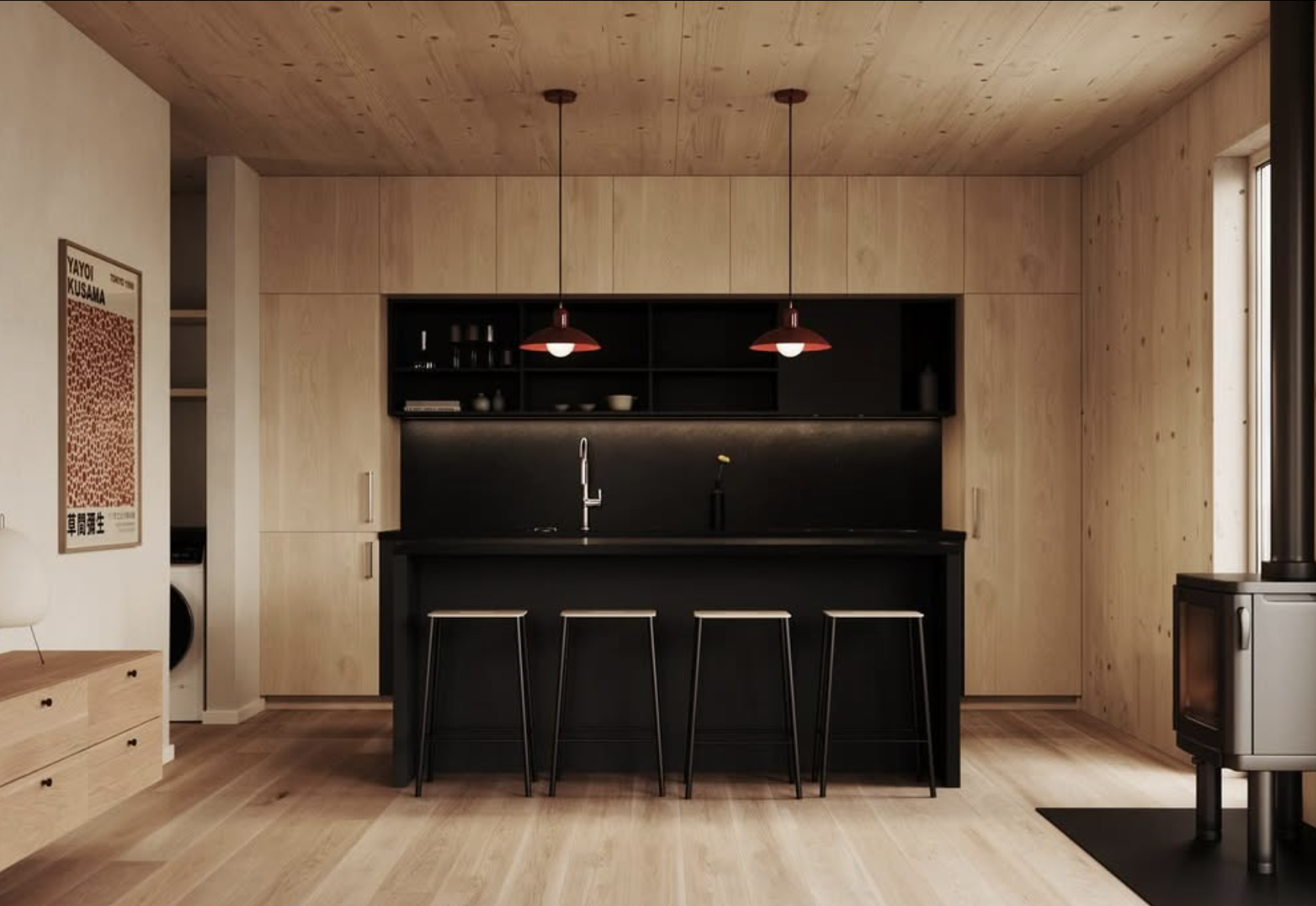 ARUNDEL ORB PENDANT par IN COMMON WITH