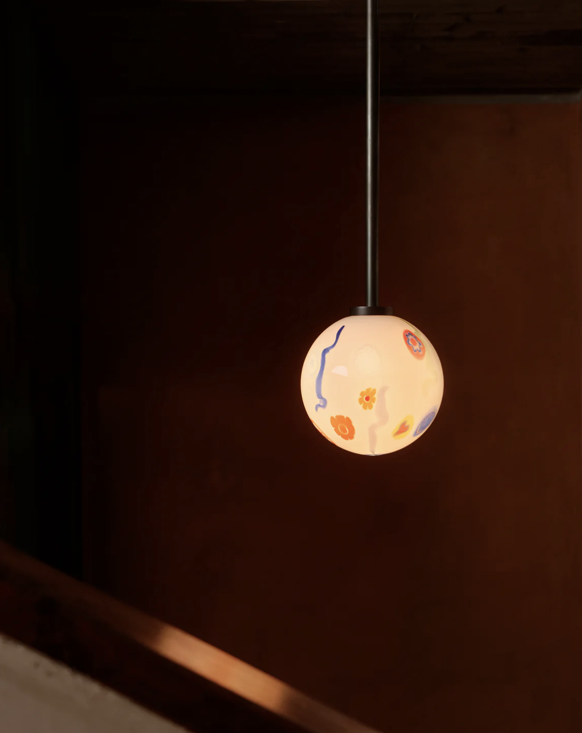 MURANO GLASS ORB PENDANT par IN COMMON WITH