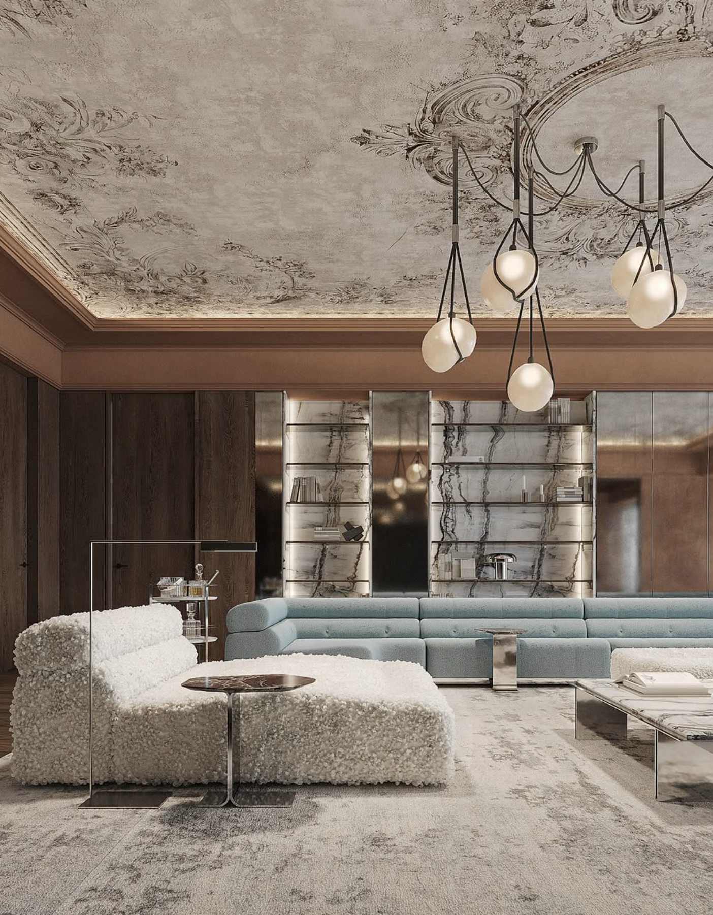 MELT CHANDELIER par JOHN POMP