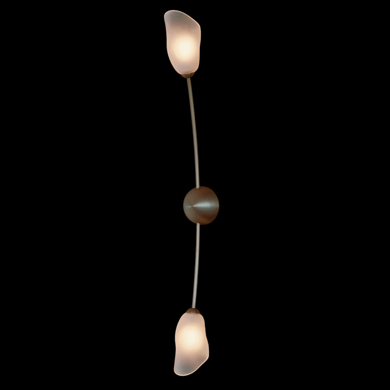 MOON ORCHID CREST SCONCE par JOHN POMP
