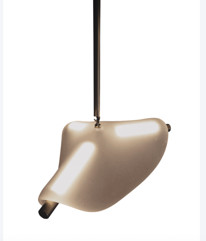 SLUMPED CHANDELIER par John pomp