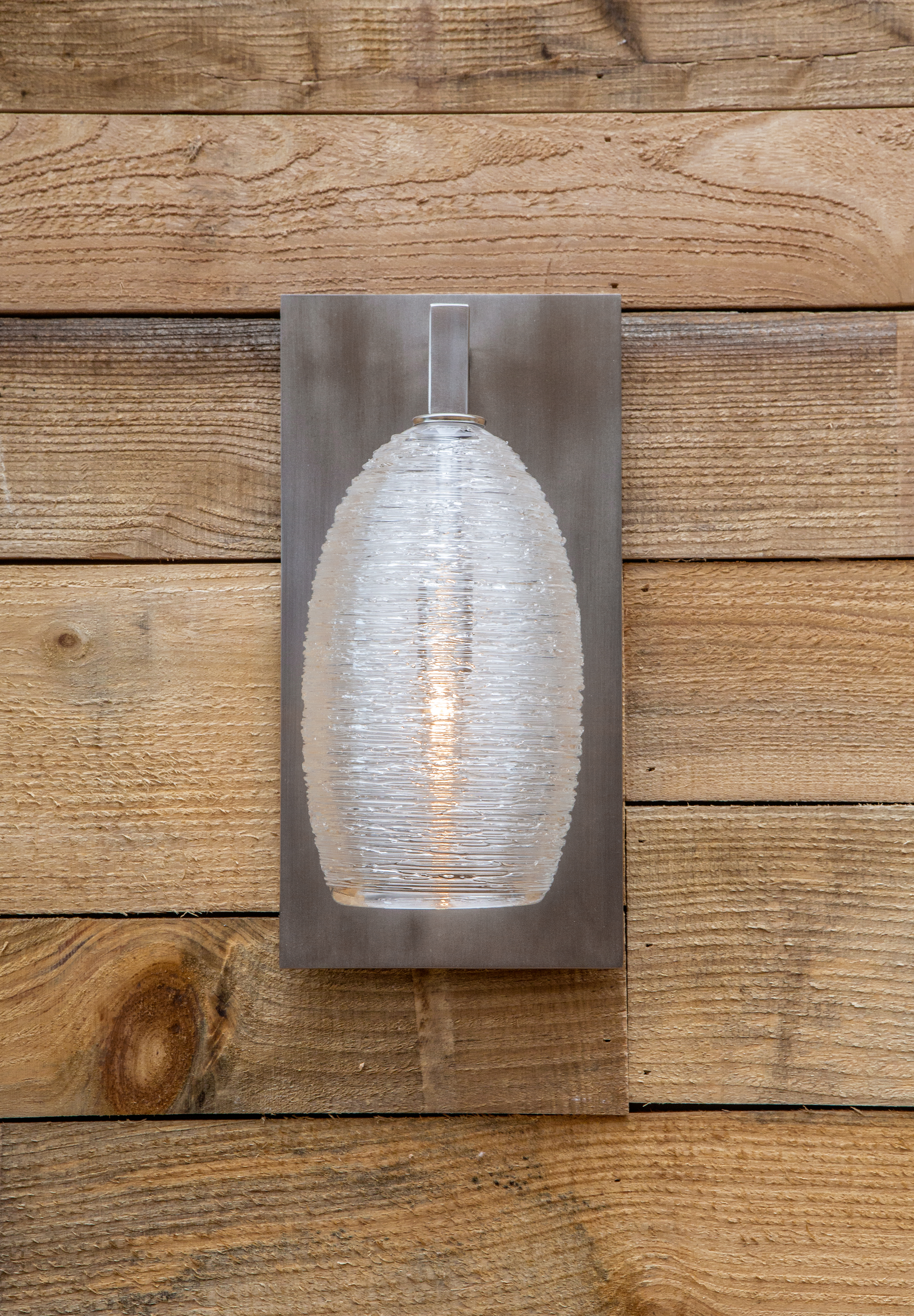 SPUN THREAD SCONCE par JOHN POMP