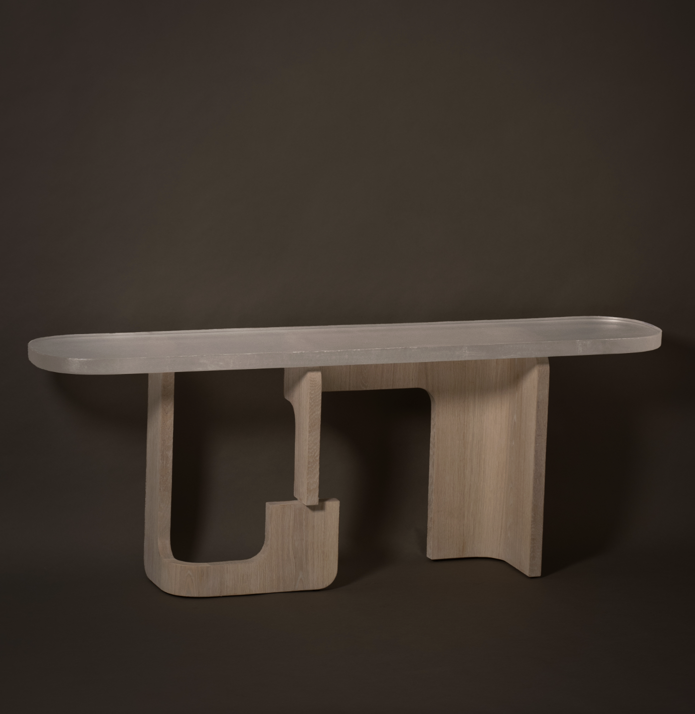 UNEARTHED CONSOLE TABLE par JOHN POMP