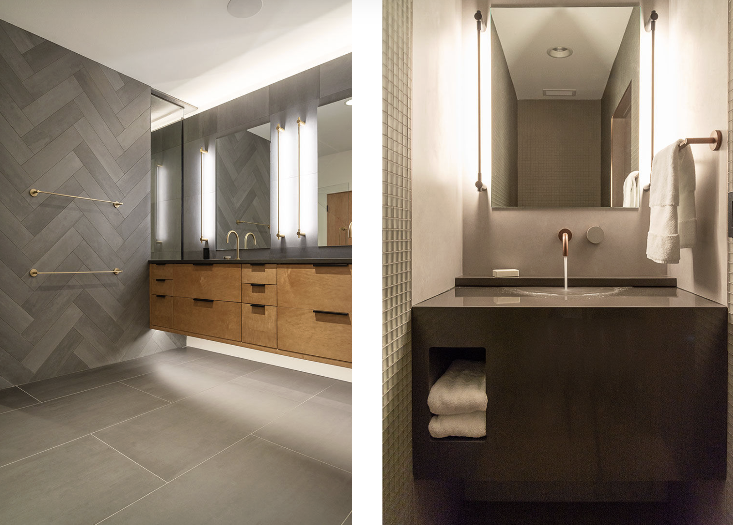 THIN SURFACE MOUNT VANITY LIGHT par Juniper