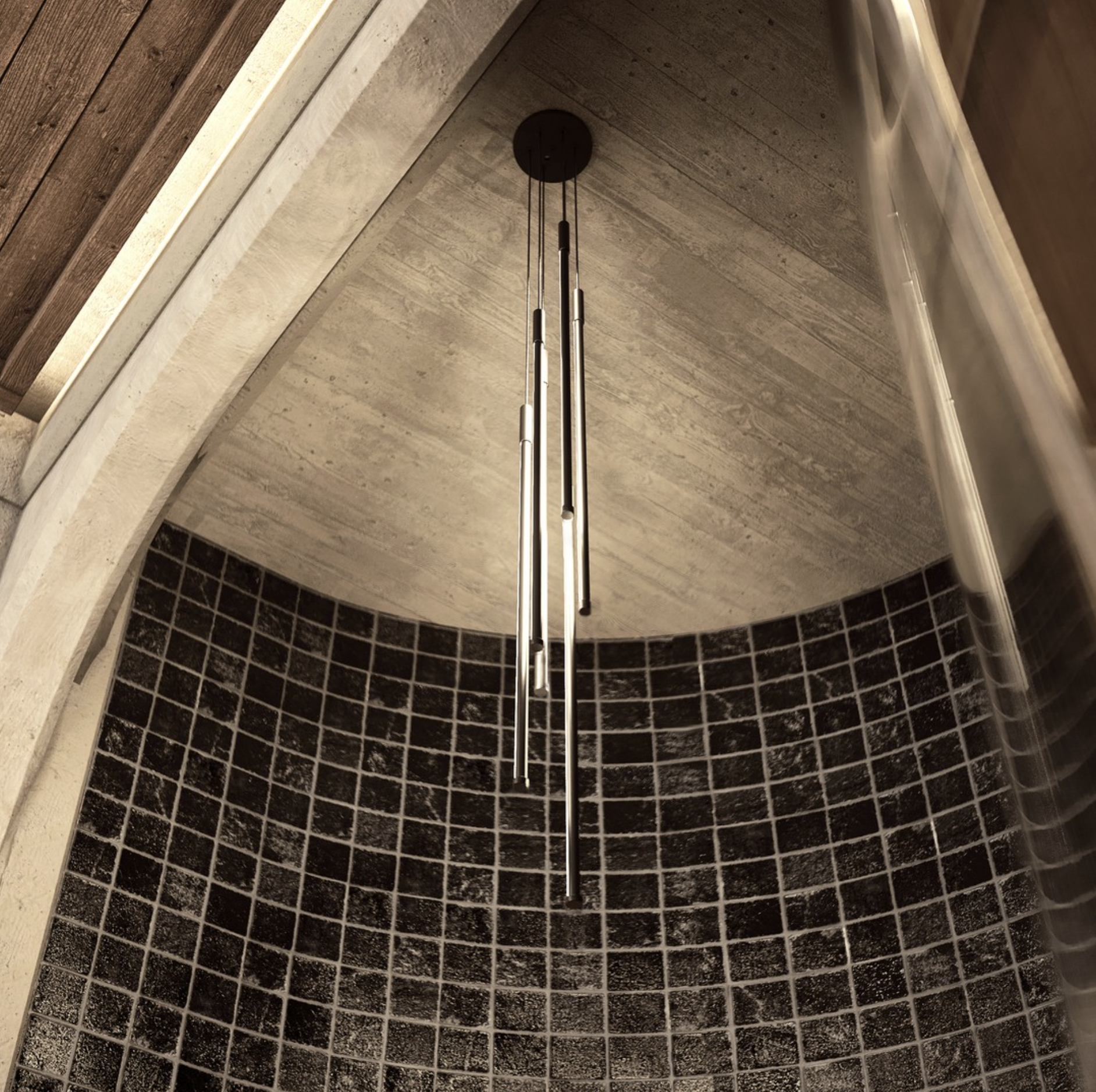 THIN VERTICAL SUSPENSION par Juniper