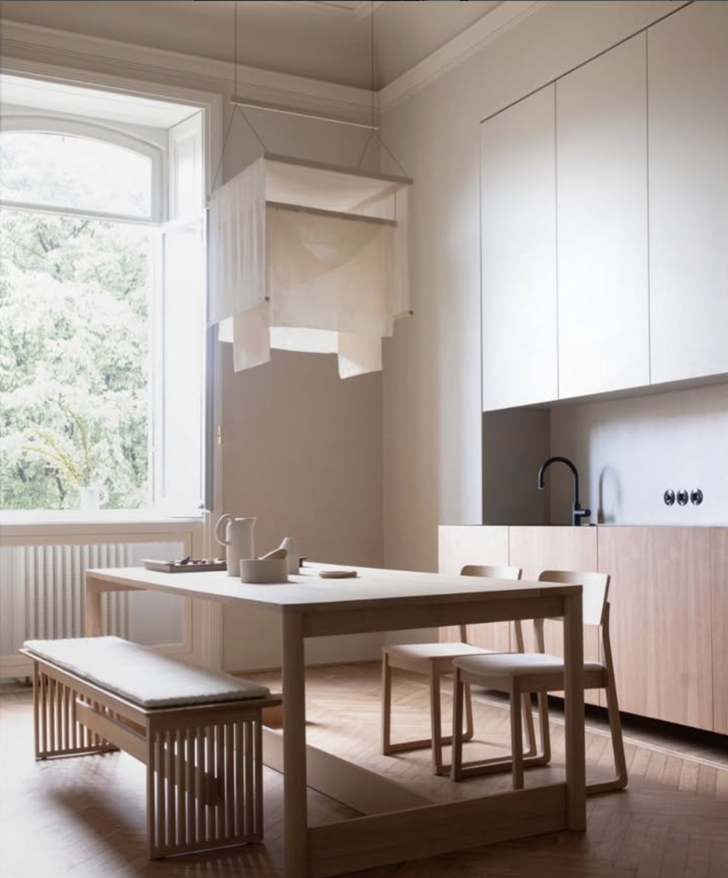 VEIL SQUARE PENDANT par L&G Studio