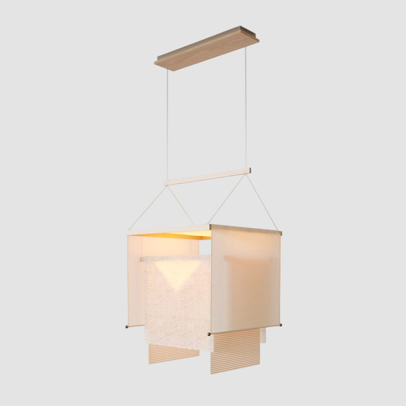 VEIL SQUARE PENDANT par L&G Studio