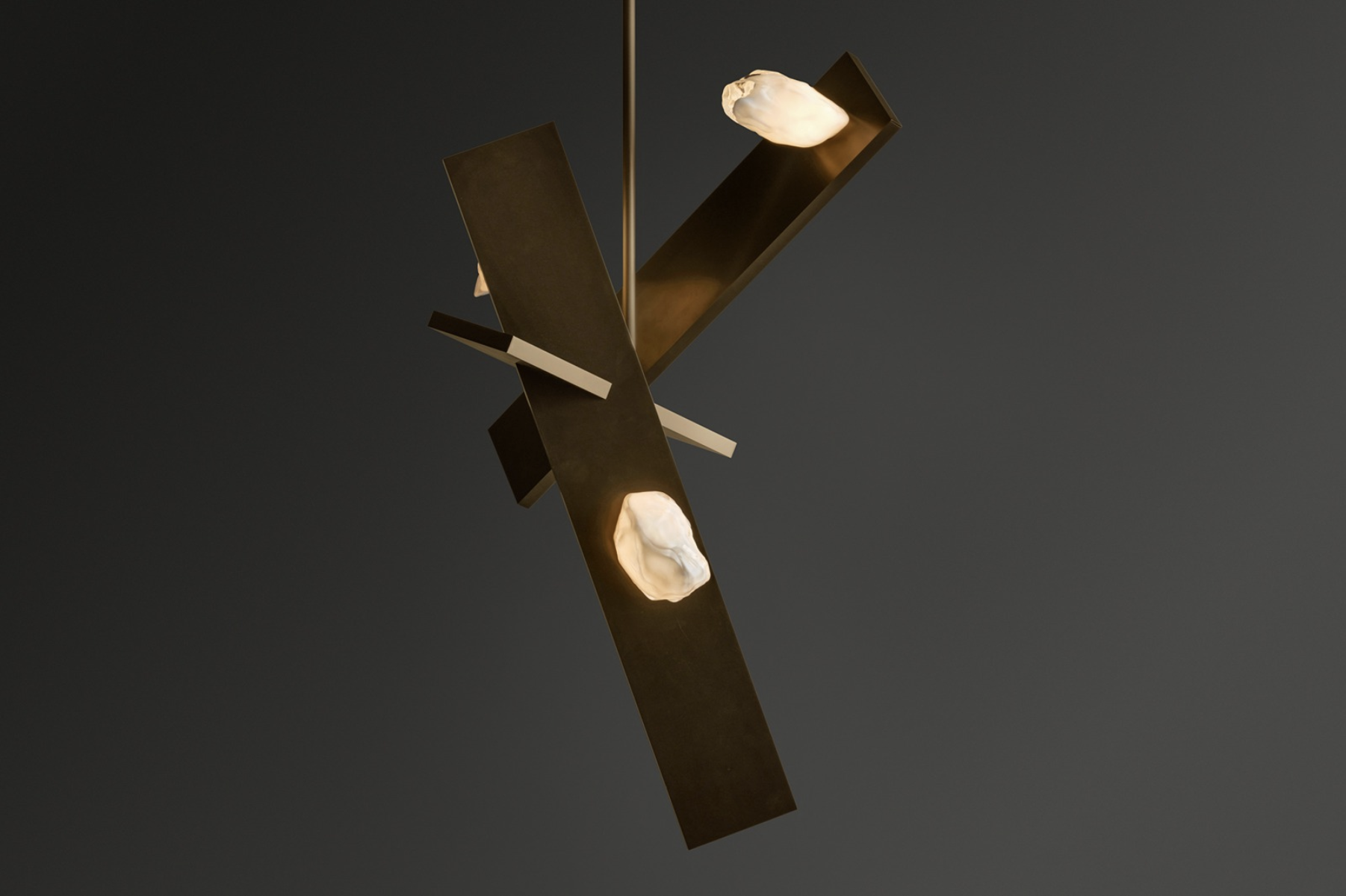 ANDROMEDA CHANDELIER 4 LIGHT par Lindsey Adelman
