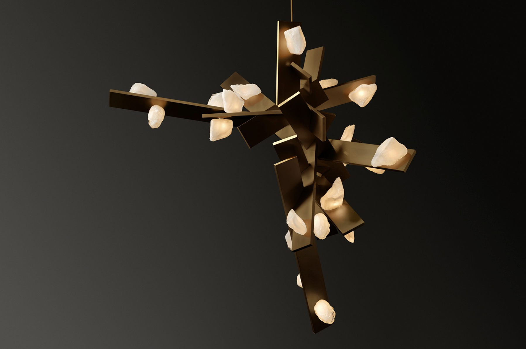 ANDROMEDA CHANDELIER 22 LIGHT par Lindsey Adelman