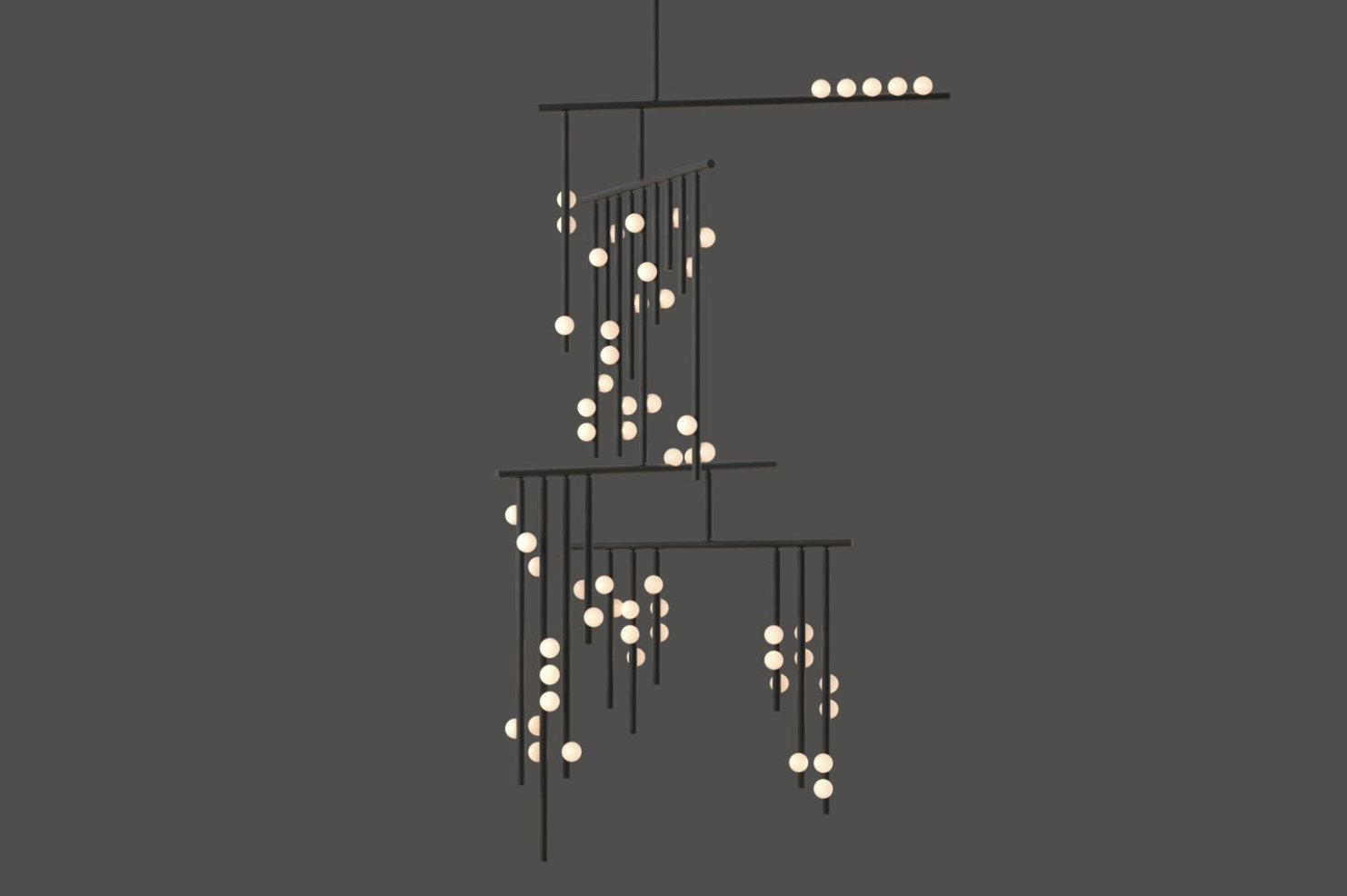 DROP SYSTEM CHANDELIER DS.59.01 par Lindsey Adelman