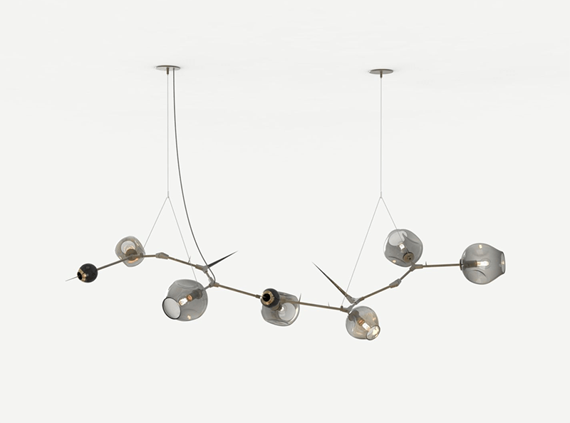 BRANCHING BURST CHANDELIER BU.06.02 par Lindsey Adelman