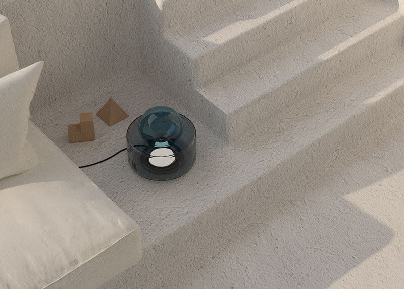 DEW DROP TABLE LAMP par Ocrùm