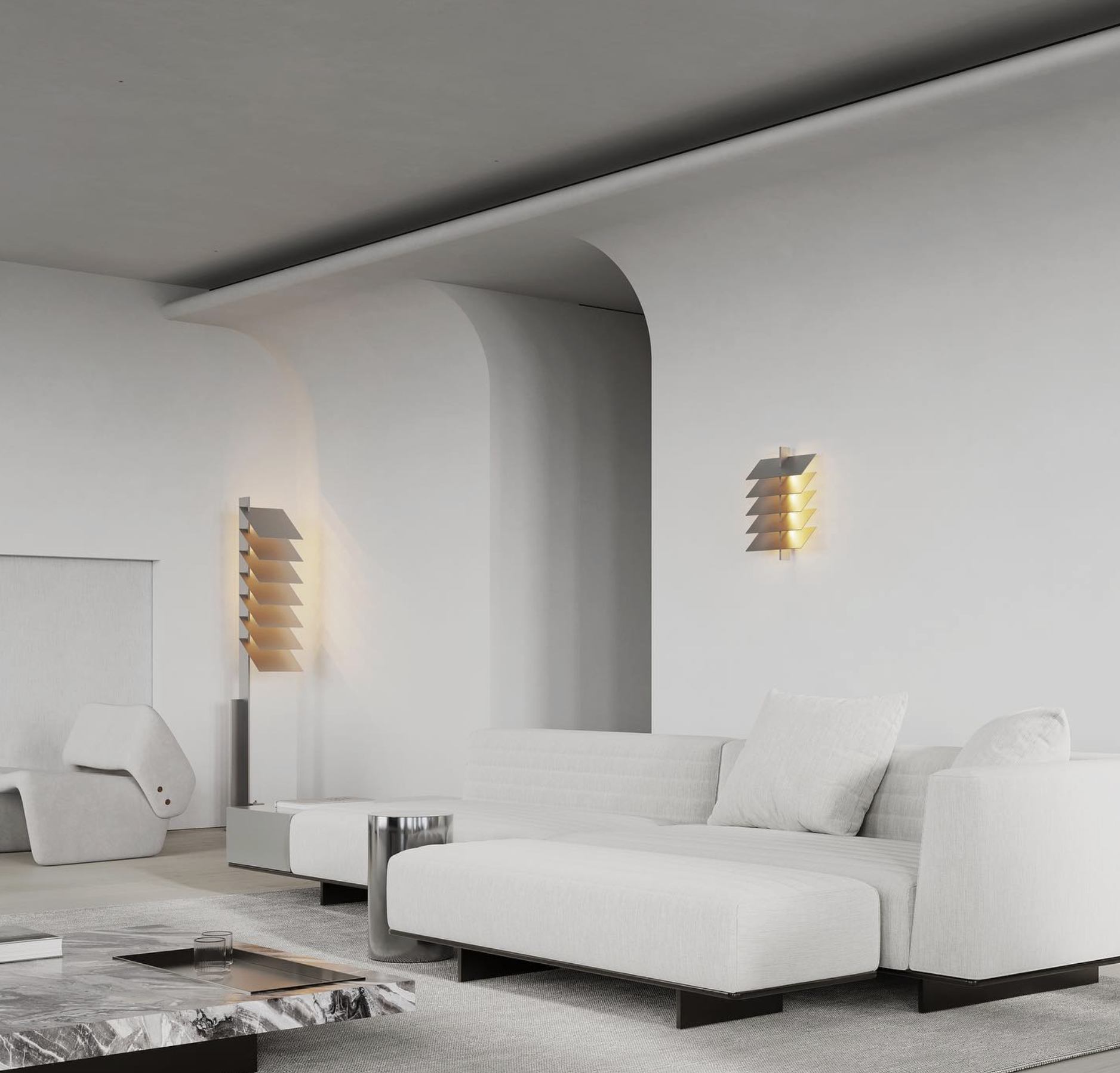 BE PATIENT FLOOR LAMP par Pelle