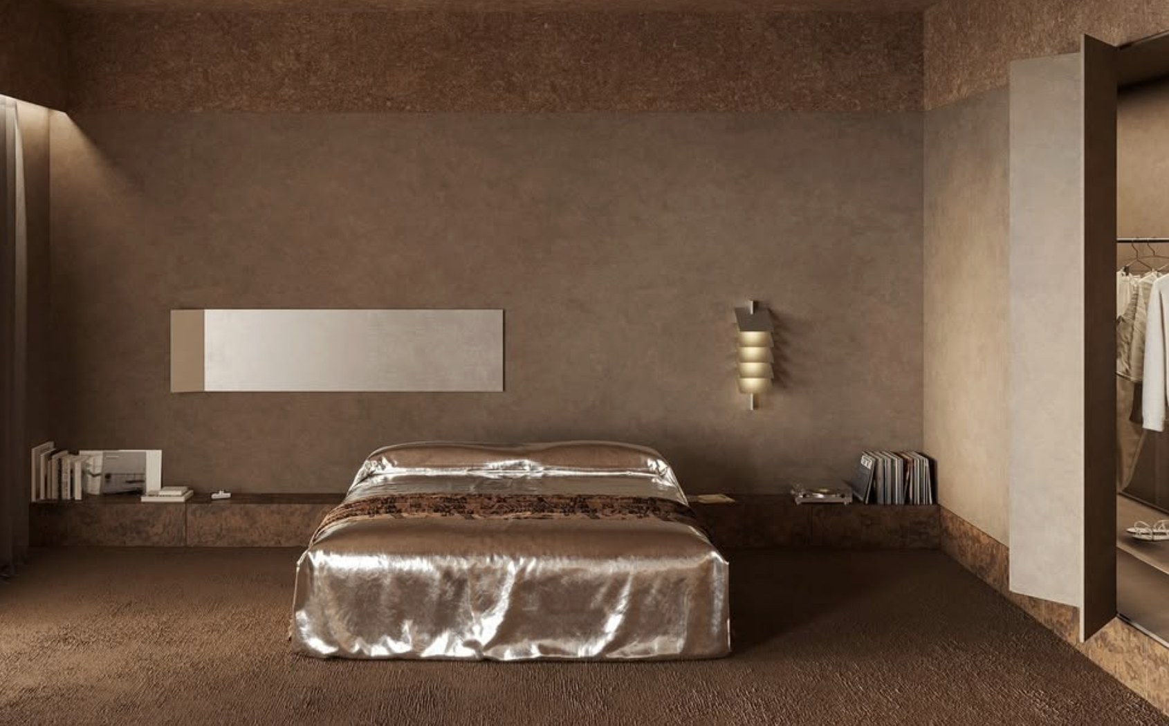 BE PATIENT WALL LAMP par Pelle