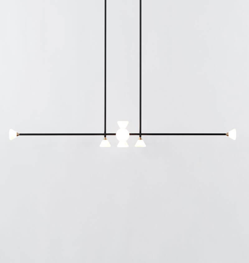 APOLLO CHANDELIER - 10 LIGHTS - HORIZONTAL par Roll & Hill