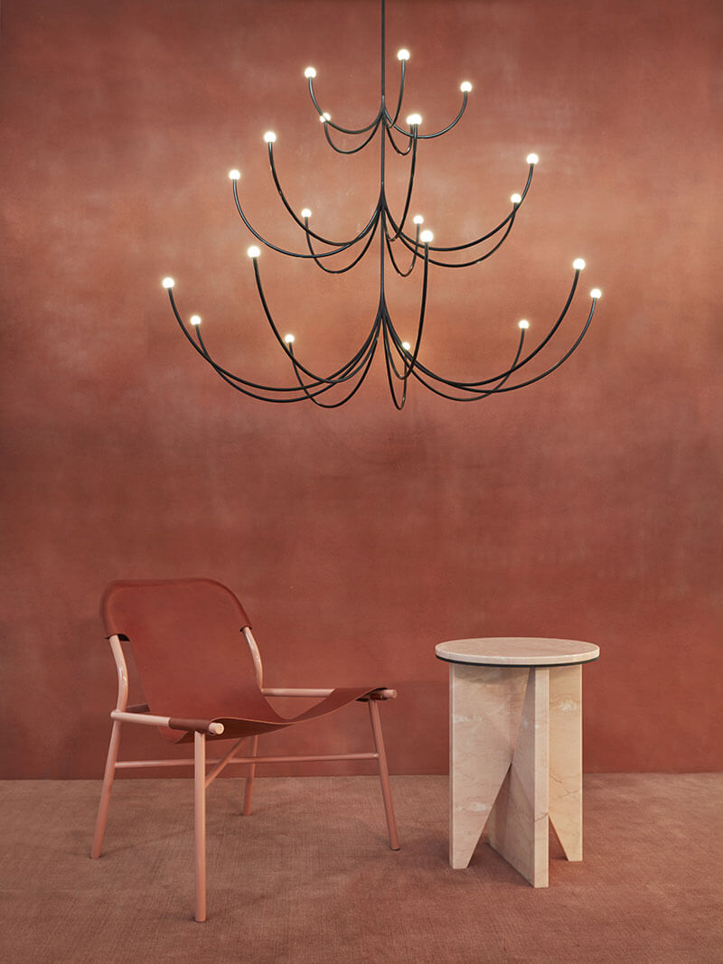 ARCA 3 TIER CHANDELIER par Matter Made