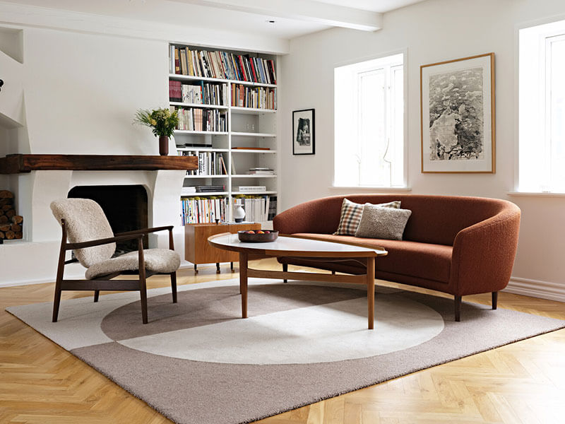 CIRCLE RUG par Finn juhl