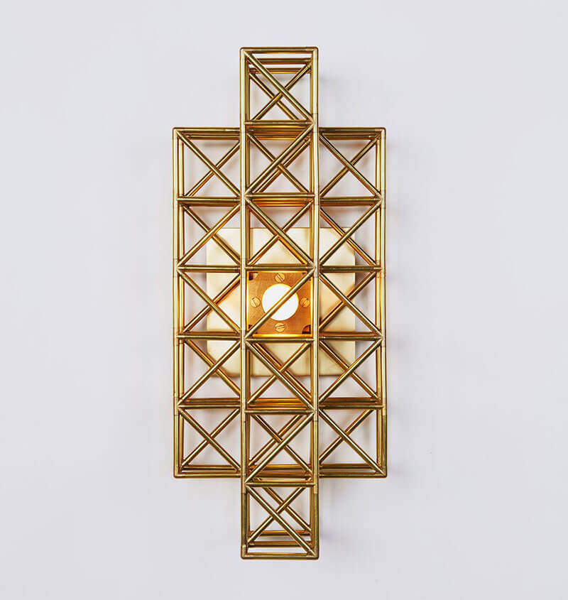 GRIDLOCK SCONCE 193 par Roll & Hill