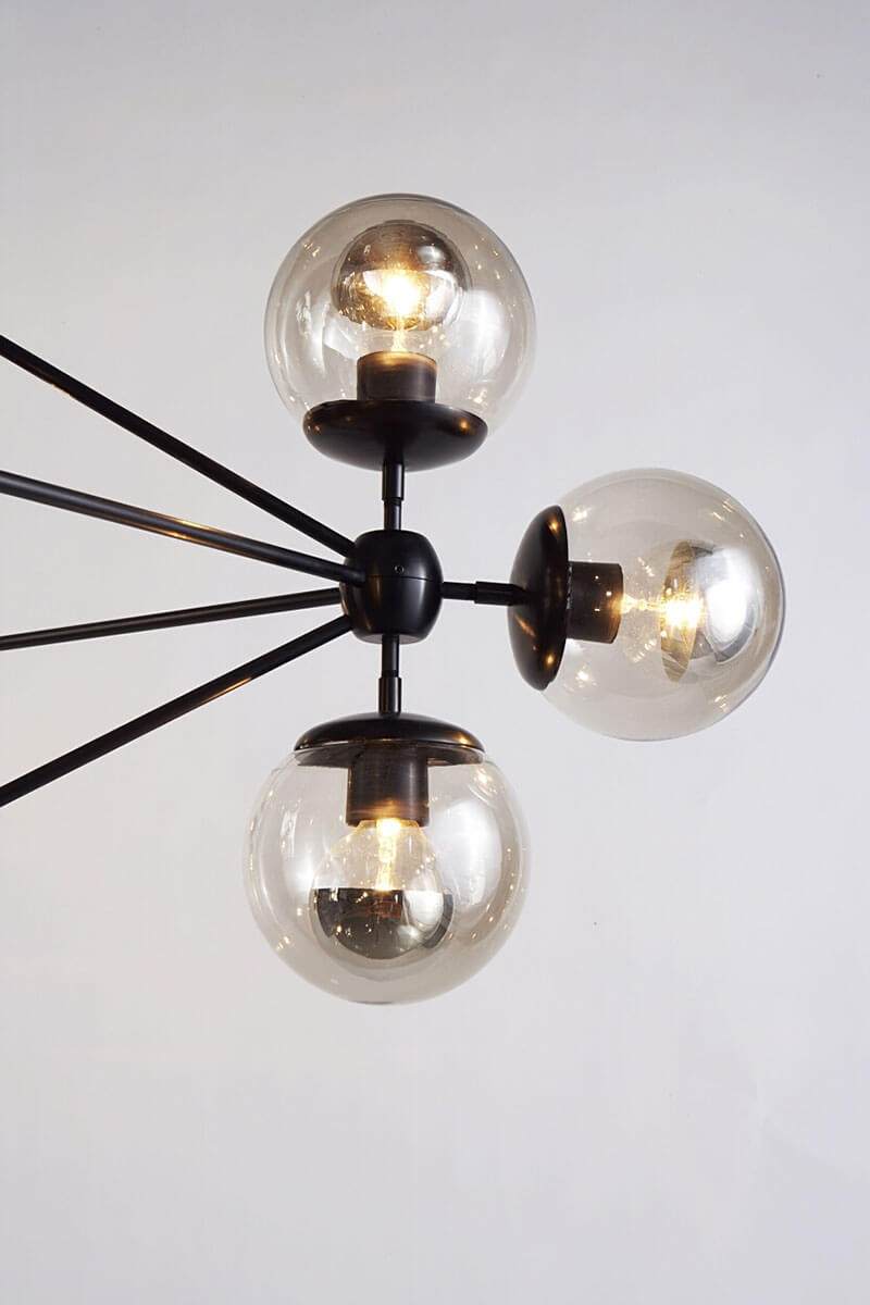 MODO CHANDELIER 15 GLOBES par Roll & Hill
