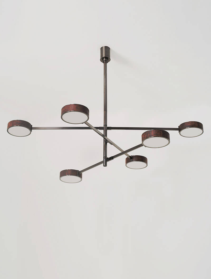 MONOSCOPE 6 CHANDELIER par Allied Maker