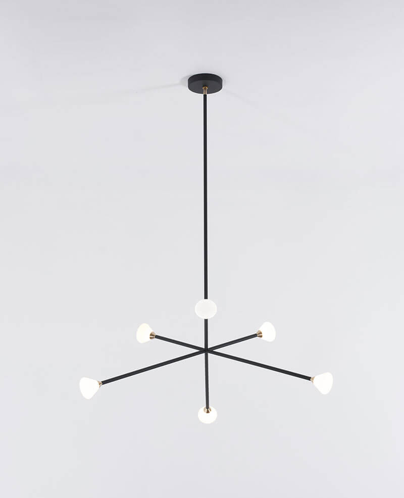 NOVA CHANDELIER 6 LIGHTS par Roll & Hill