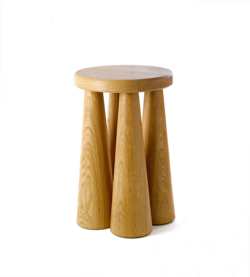 PILLAR SIDE TABLE par Ben & Aja Blanc