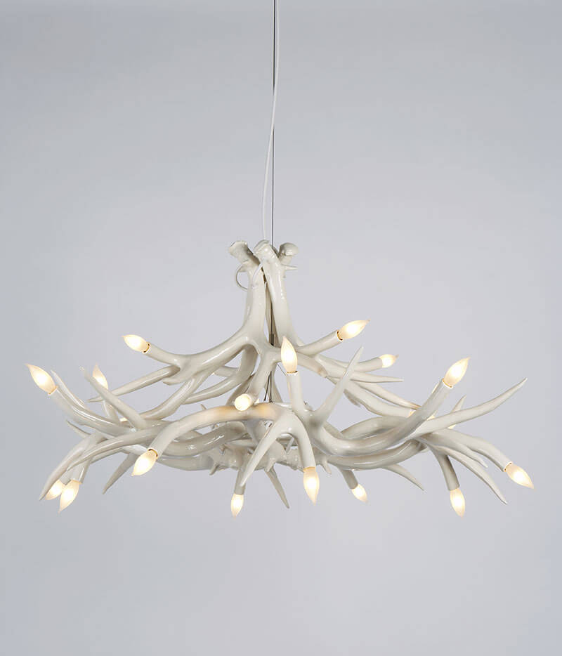 SUPERORDINATE ANTLER CHANDELIER 12 par Roll & Hill