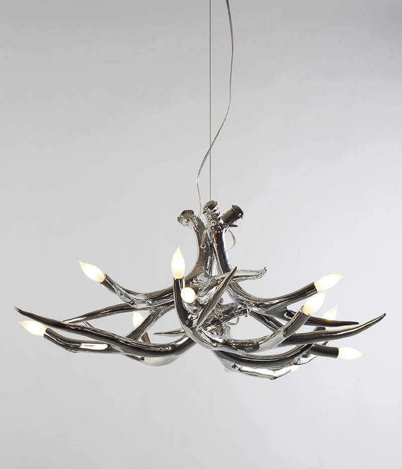 SUPERORDINATE ANTLER CHANDELIER 6 par Roll & Hill