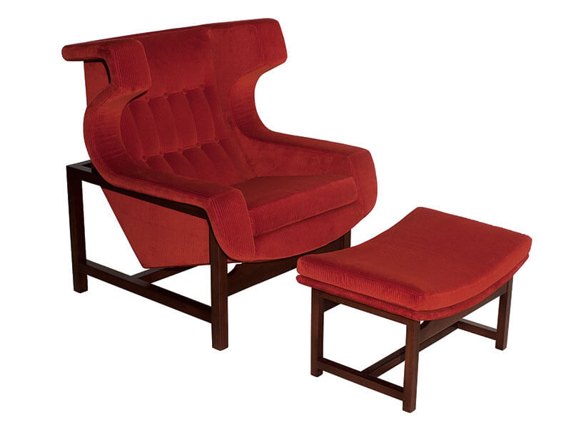 VOLTAIRE FOOTREST par Sergio Rodrigues