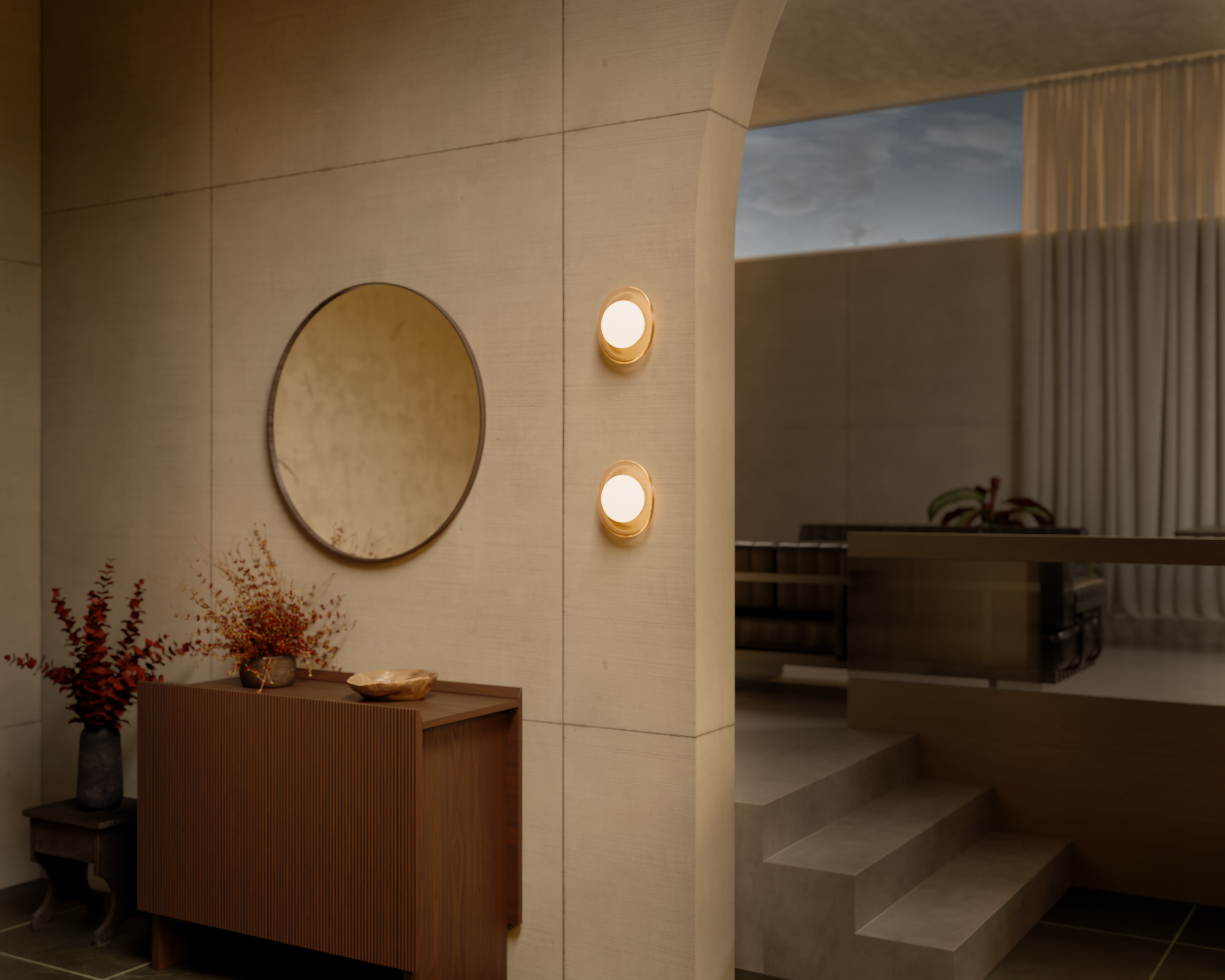 CREPE SCONCE par RBW