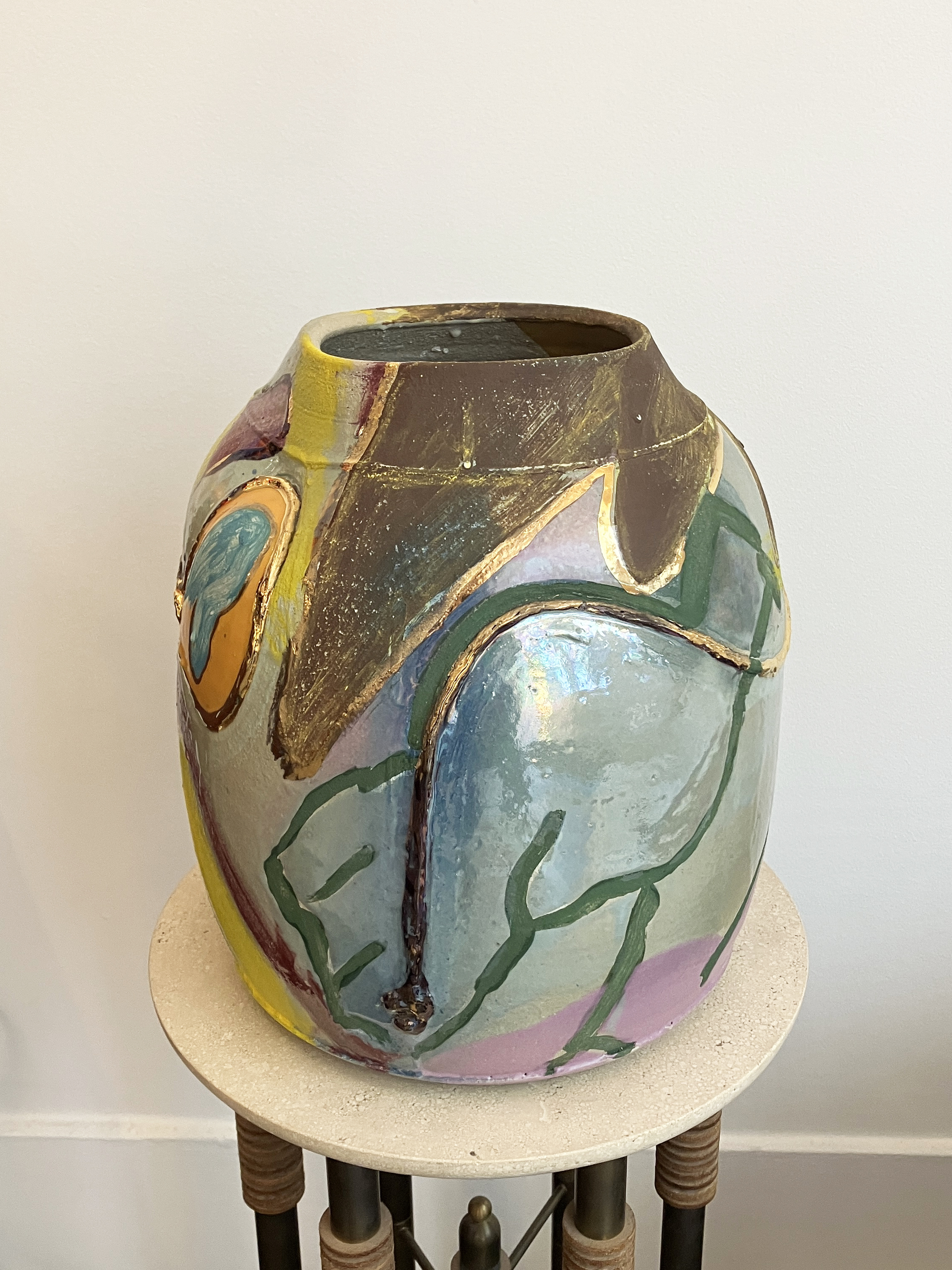 VASE BLEU par REINALDO SANGUINO