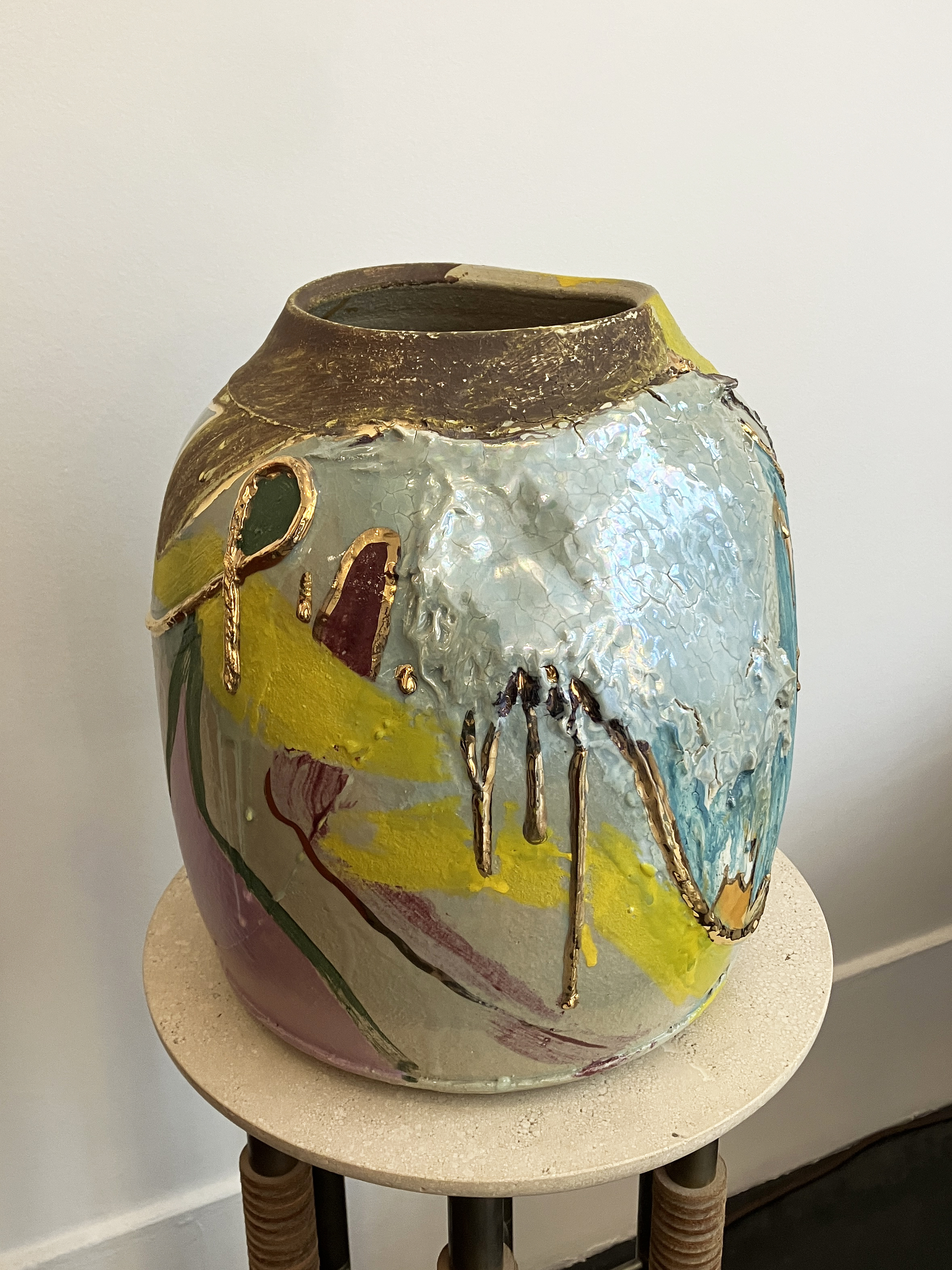 VASE BLEU par REINALDO SANGUINO