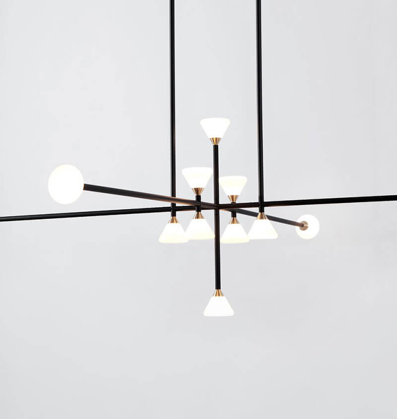 APOLLO CHANDELIER - 12 LIGHTS par Roll & Hill