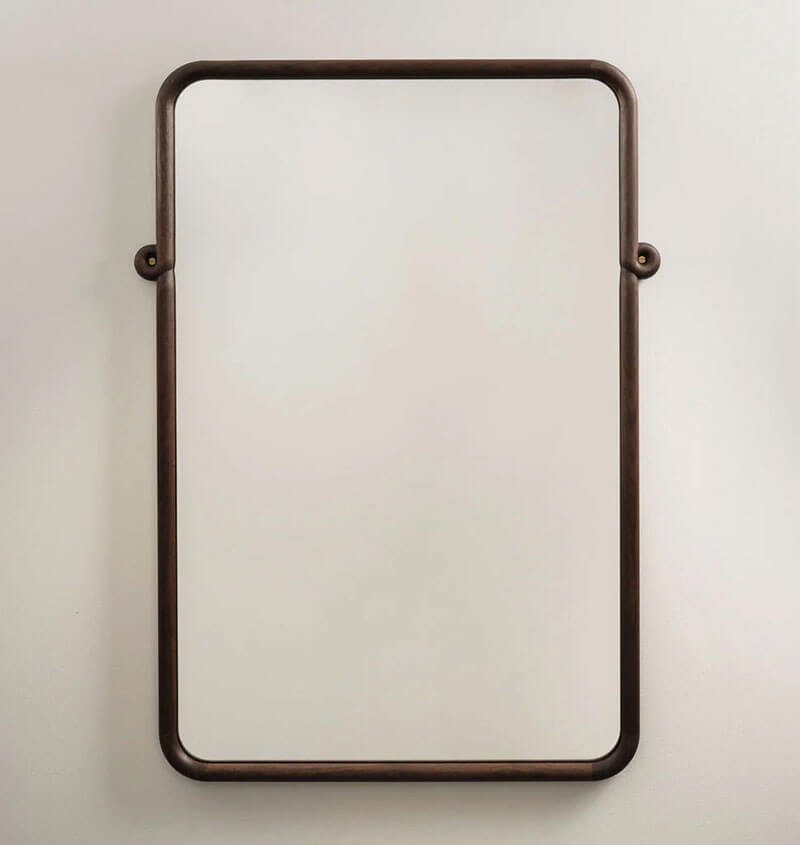 KNOT MIRROR RECTANGLE par Roll & Hill