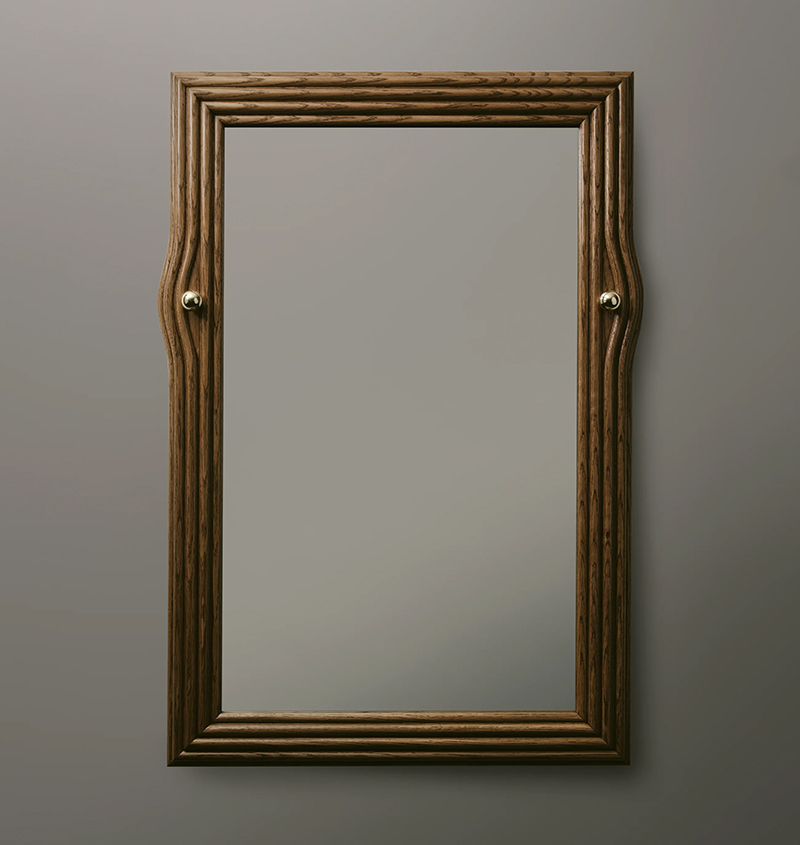 BEND MIRROR - RECTANGLE par Roll & Hill