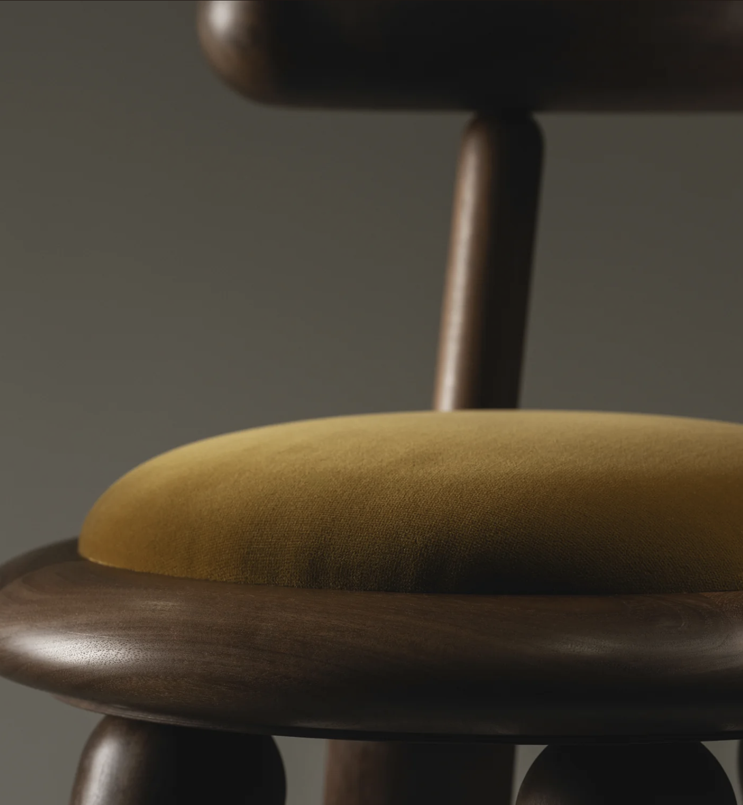 CHECA BAR STOOL WITH BACK par Roll & Hill
