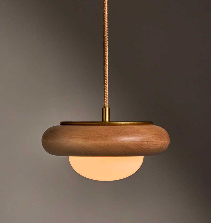 HUMBOLDT PENDANT 01 - WOOD par Roll & Hill