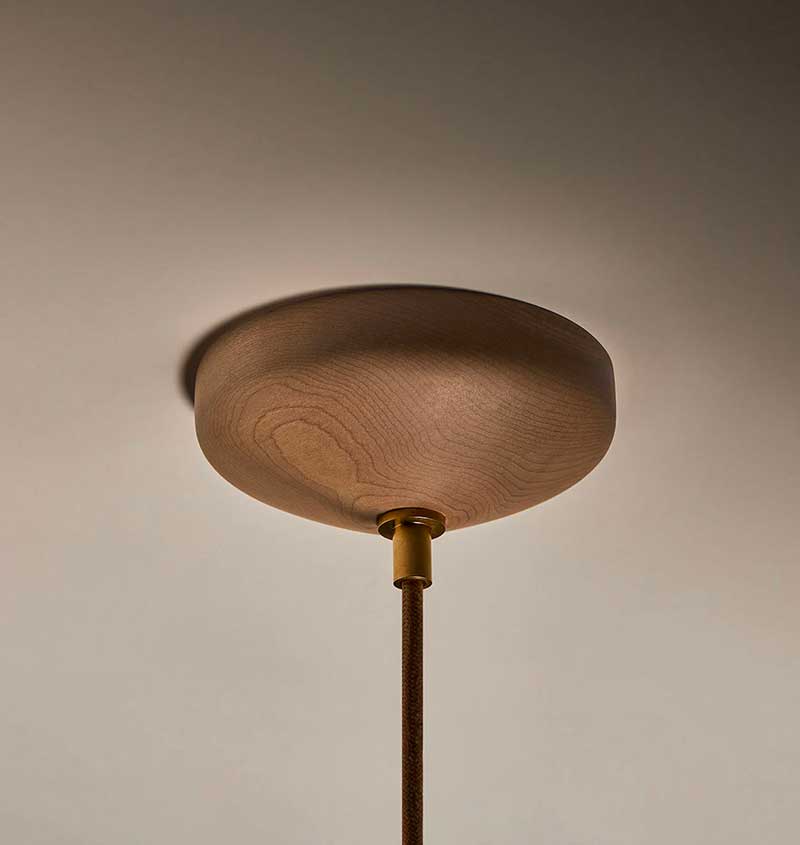 HUMBOLDT PENDANT 01 - WOOD par Roll & Hill