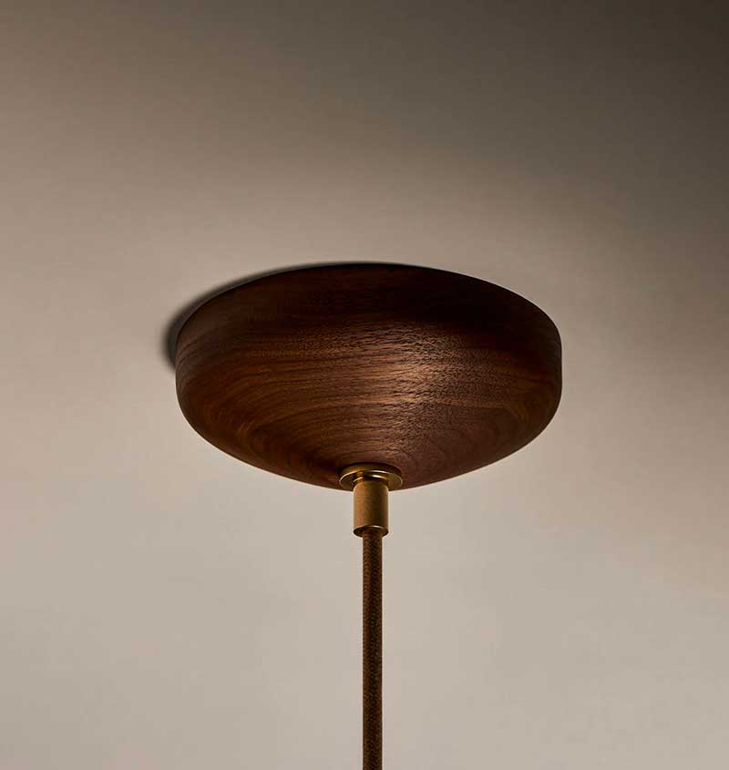 HUMBOLDT PENDANT 01 - WOOD par Roll & Hill