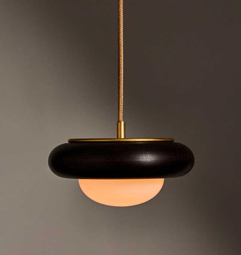 HUMBOLDT PENDANT 01 - WOOD par Roll & Hill