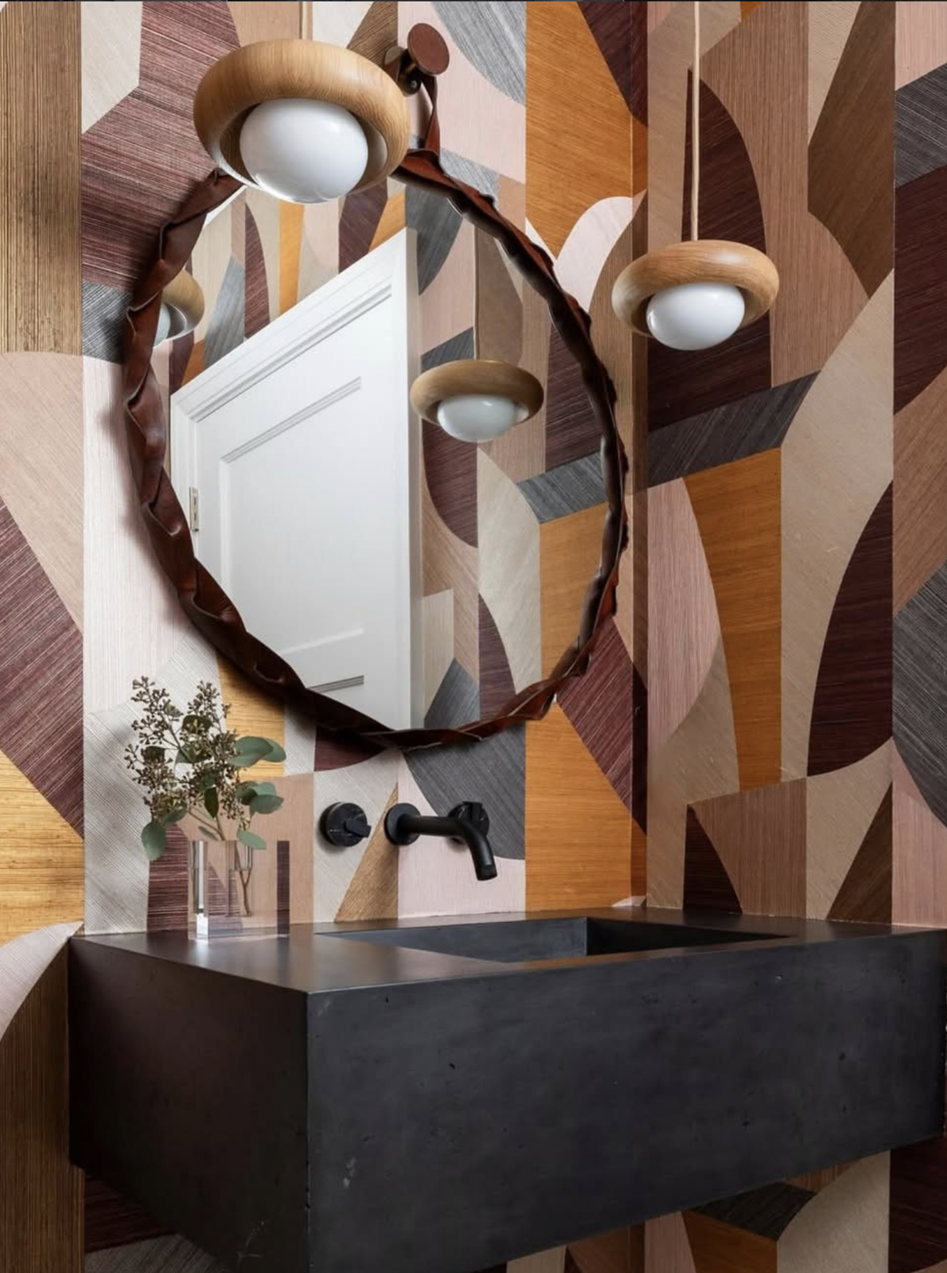 HUMBOLDT PENDANT 01 - WOOD par Roll & Hill