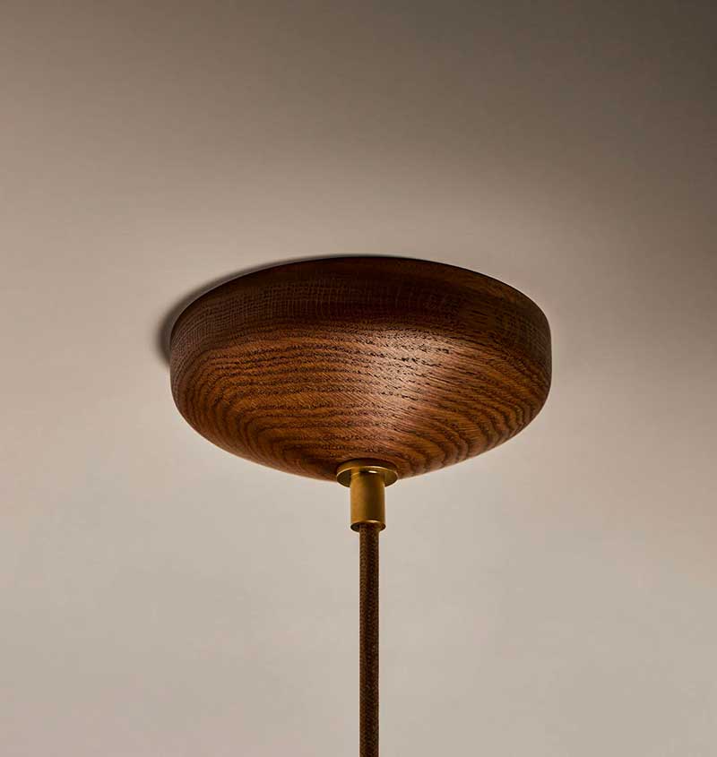 HUMBOLDT PENDANT 01 - WOOD par Roll & Hill