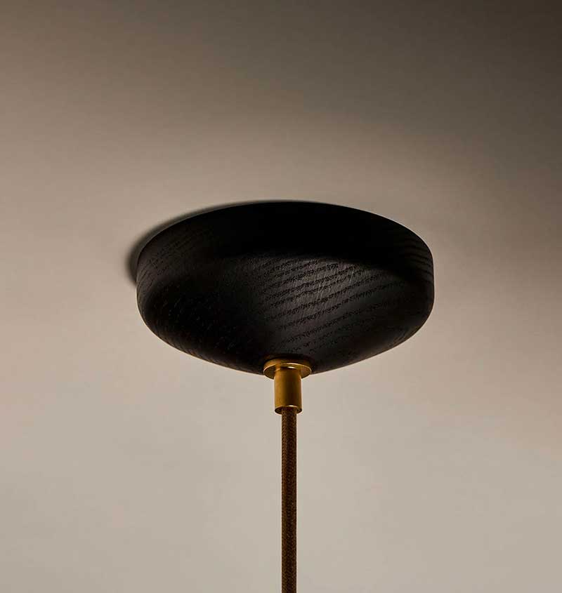 HUMBOLDT PENDANT 01 - WOOD par Roll & Hill