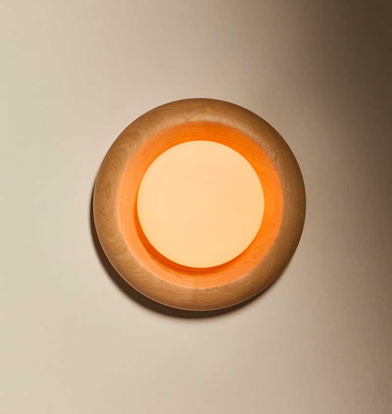 HUMBOLDT SCONCE 01 - WOOD par Roll & Hill