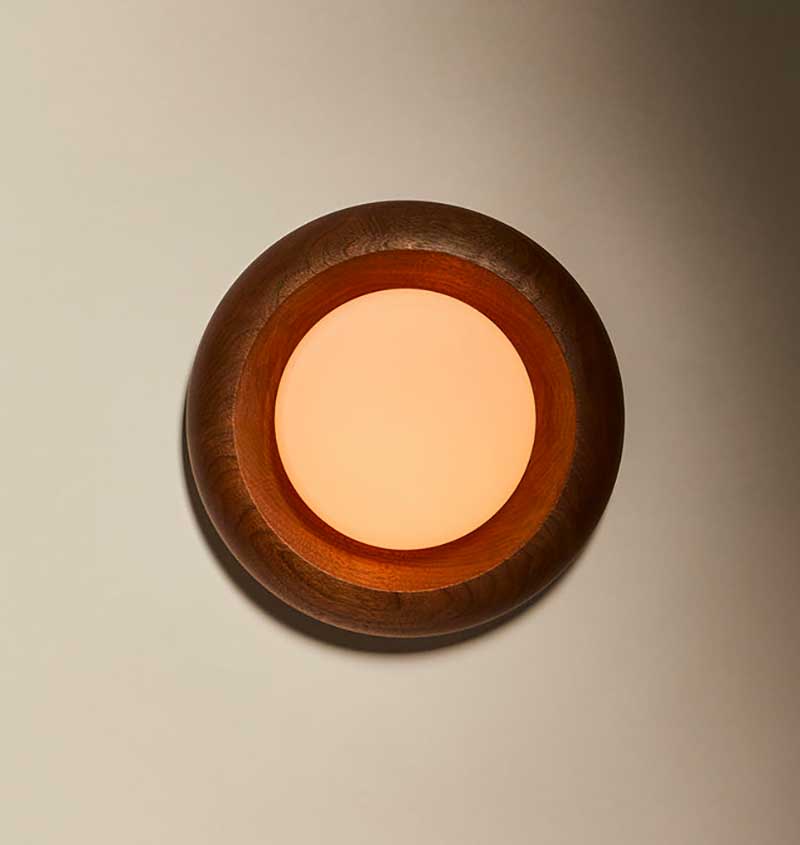 HUMBOLDT SCONCE 01 - WOOD par Roll & Hill