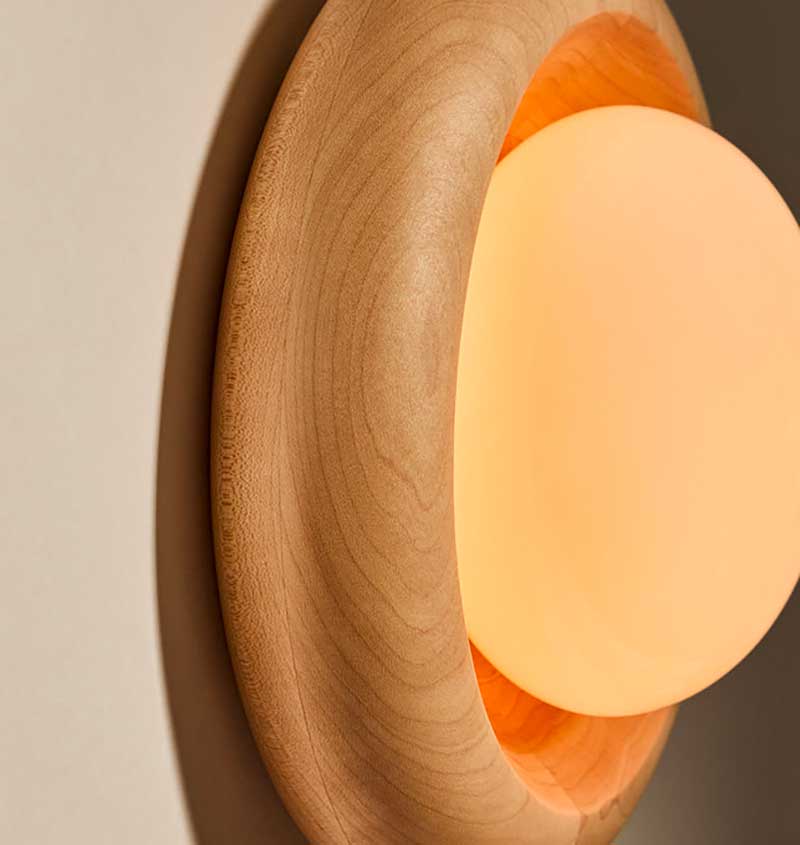 HUMBOLDT SCONCE 01 - WOOD par Roll & Hill